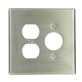 Leviton Combination 2 Gang Wallplate 84146-40